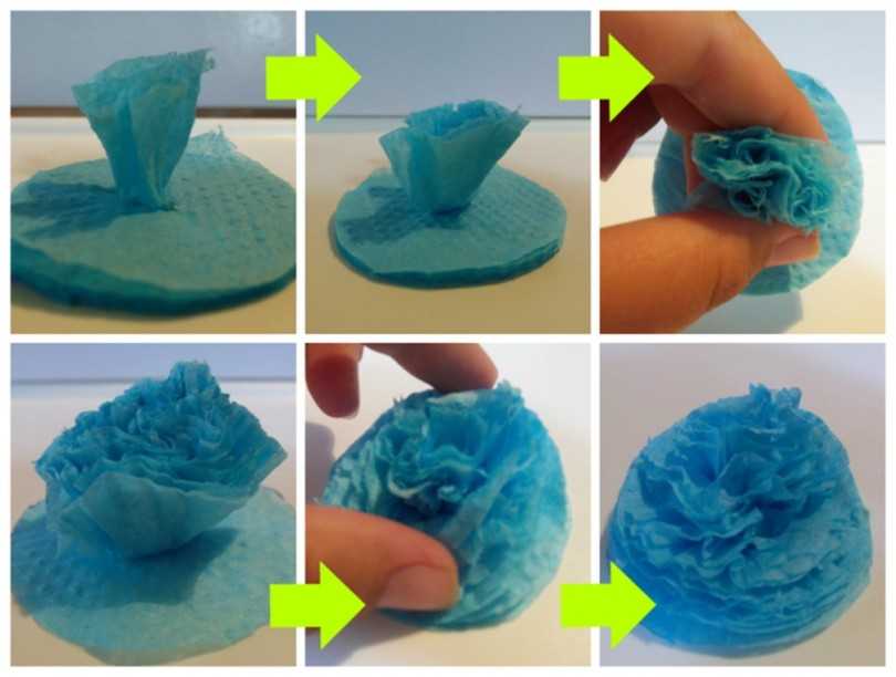 Цветы из салфеток своими руками для начинающих: пошаговый мастер класс с фото и видео