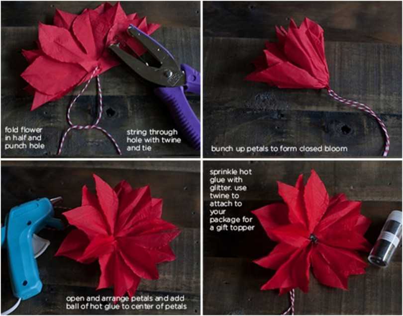 Цветы из салфеток своими руками для начинающих: пошаговый мастер класс с фото и видео