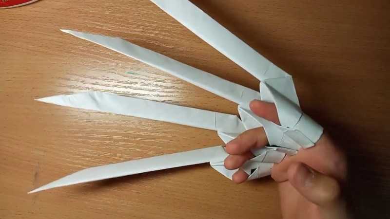 Как сделать когти из бумаги: оригами на пальцы