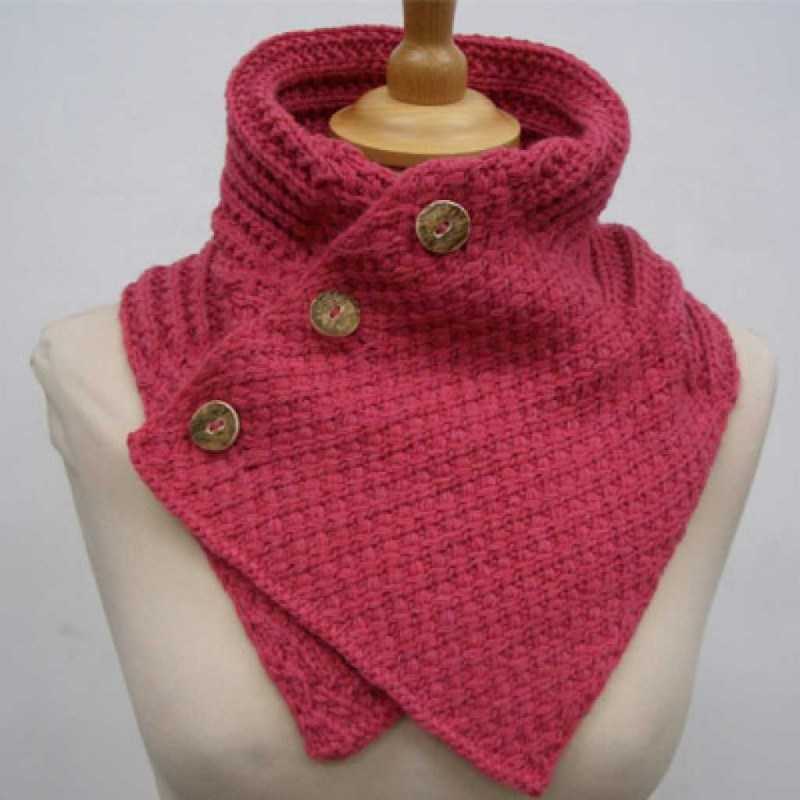 Манишка спицами