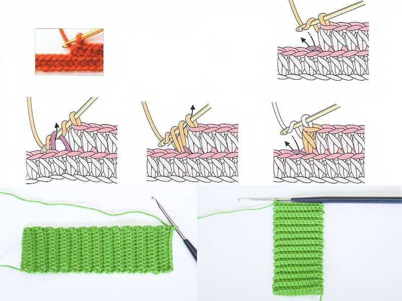 Манишка спицами