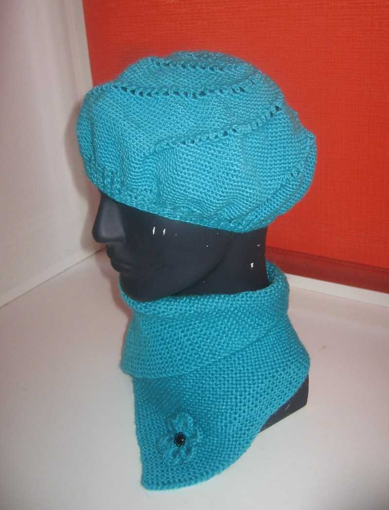 Манишка спицами