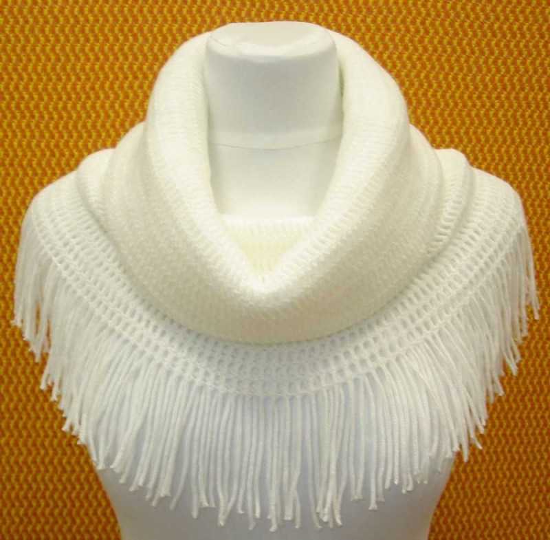 Манишка спицами