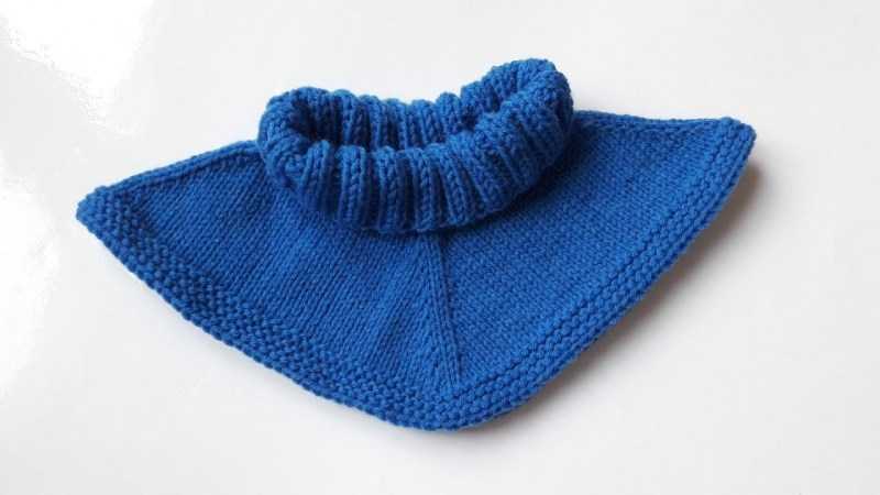 Манишка спицами