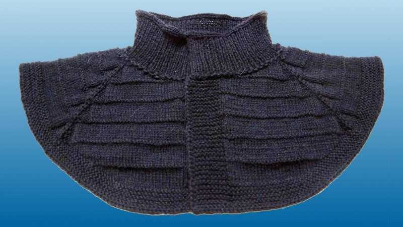 Манишка спицами