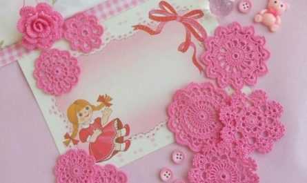 Манишка спицами