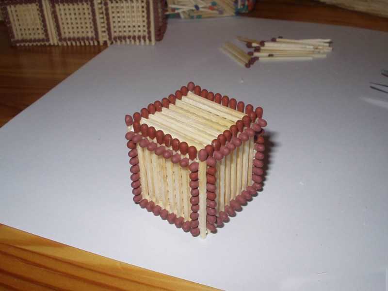 Поделки из спичек: 100 лучших фото интересных идей