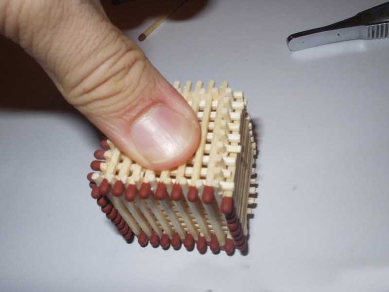 Поделки из спичек: 100 лучших фото интересных идей