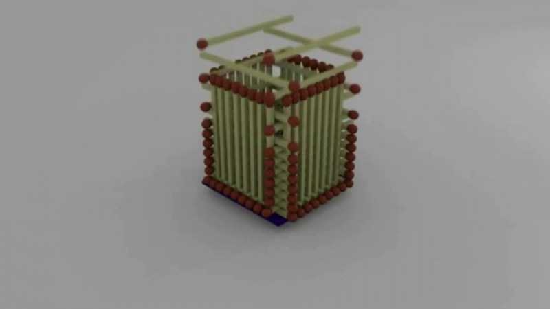 Поделки из спичек: 100 лучших фото интересных идей