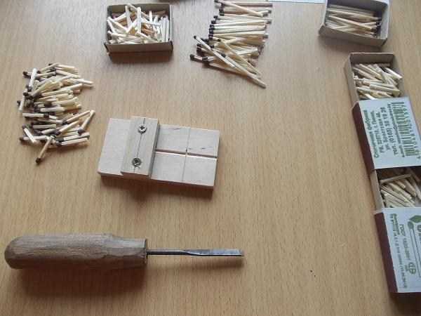 Поделки из спичек: 100 лучших фото интересных идей