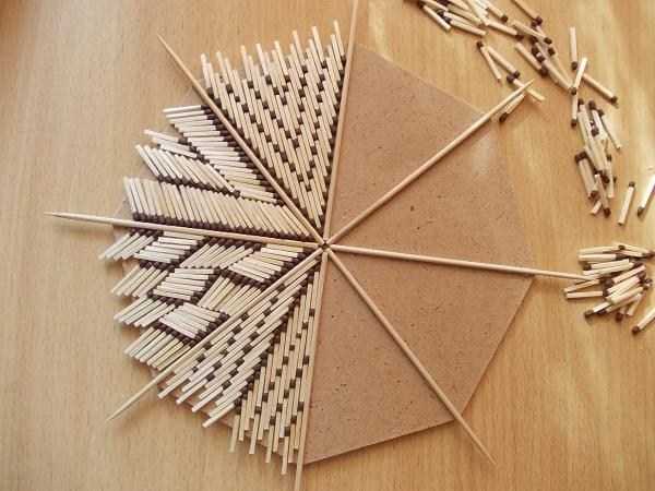 Поделки из спичек: 100 лучших фото интересных идей