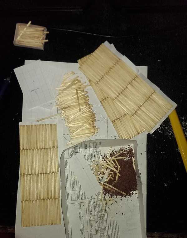 Поделки из спичек: 100 лучших фото интересных идей