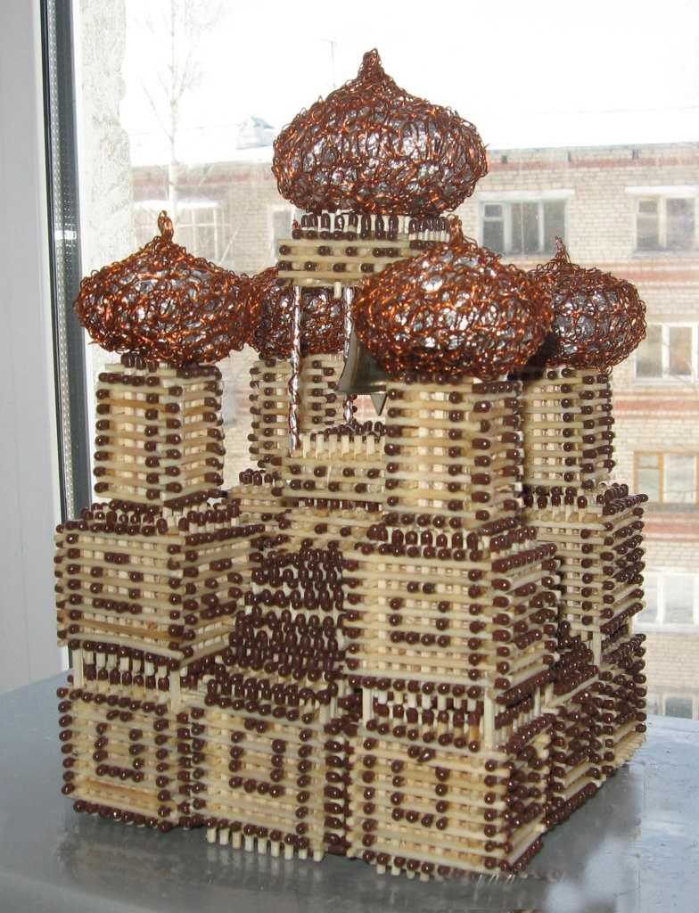 Поделки из спичек: 100 лучших фото интересных идей