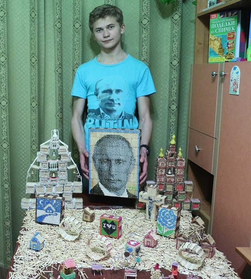 Поделки из спичек: 100 лучших фото интересных идей