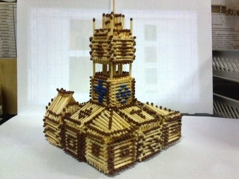 Поделки из спичек: 100 лучших фото интересных идей