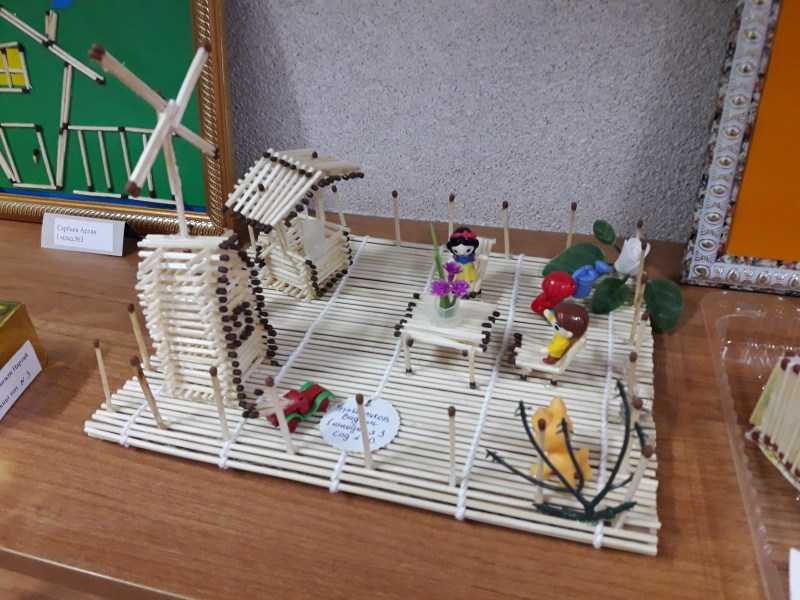 Поделки из спичек: 100 лучших фото интересных идей