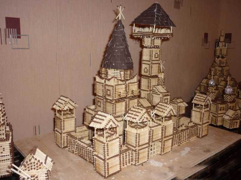 Поделки из спичек: 100 лучших фото интересных идей