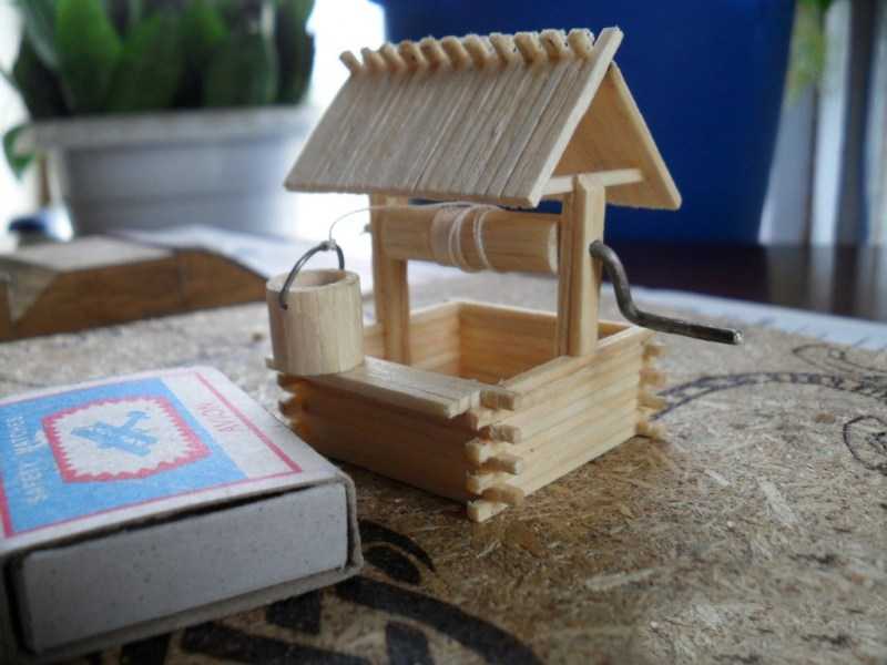 Поделки из спичек: 100 лучших фото интересных идей