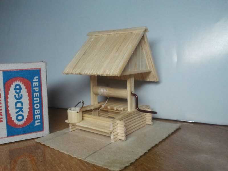 Поделки из спичек: 100 лучших фото интересных идей