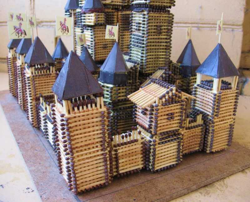 Поделки из спичек: 100 лучших фото интересных идей