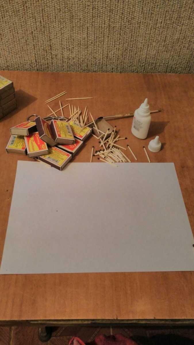 Поделки из спичек: 100 лучших фото интересных идей