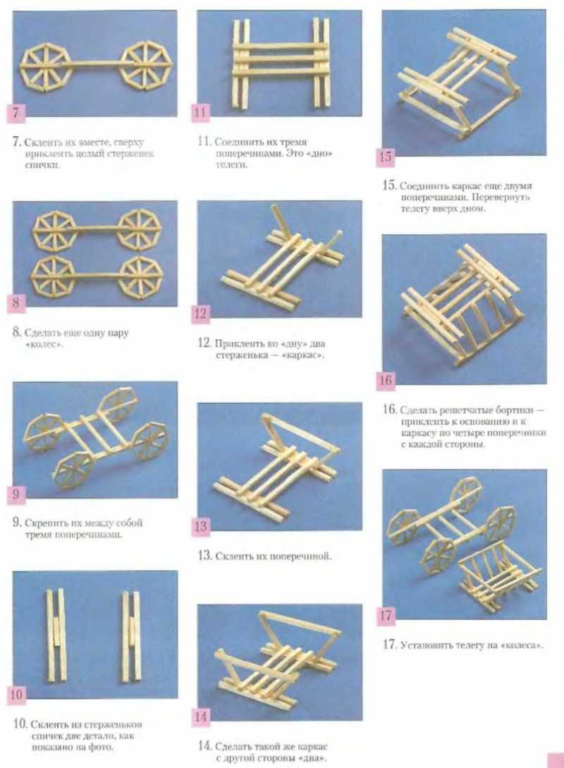 Поделки из спичек: 100 лучших фото интересных идей