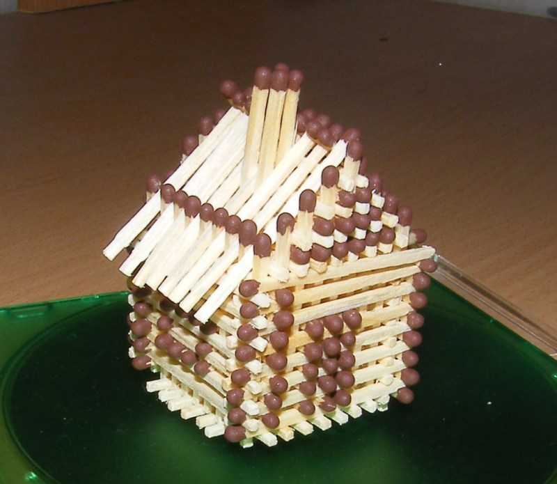 Поделки из спичек: 100 лучших фото интересных идей