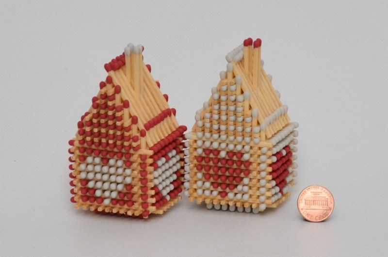 Поделки из спичек: 100 лучших фото интересных идей