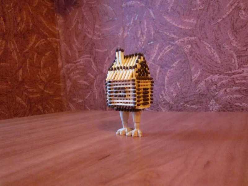 Поделки из спичек: 100 лучших фото интересных идей