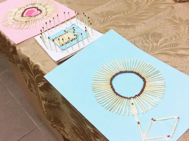 Поделки из спичек: 100 лучших фото интересных идей