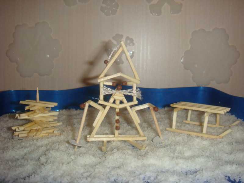 Поделки из спичек: 100 лучших фото интересных идей