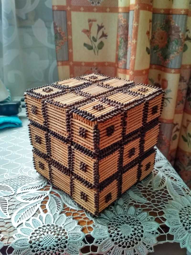 Поделки из спичек: 100 лучших фото интересных идей