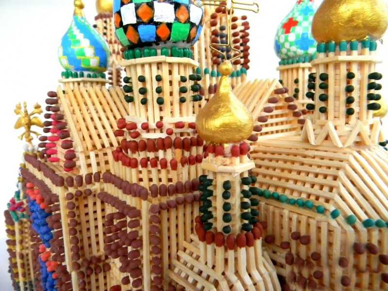 Поделки из спичек: 100 лучших фото интересных идей