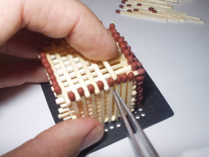 Поделки из спичек: 100 лучших фото интересных идей