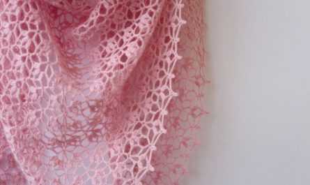 Манишка спицами