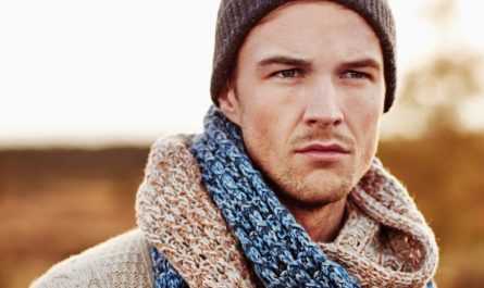 Манишка спицами