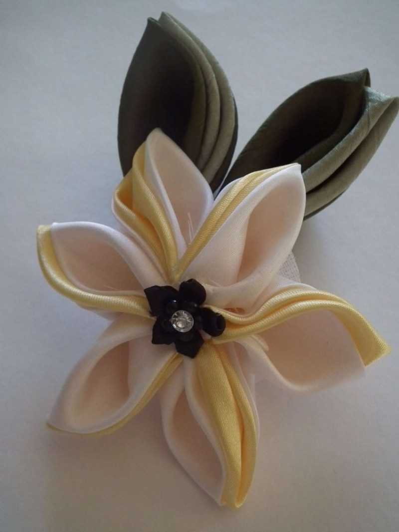 Канзаши своими руками: простые модели и способы изготовления