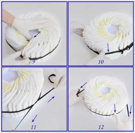 Торт из памперсов  своими руками (девочке, мальчику): пошаговое фото, мастер-класс