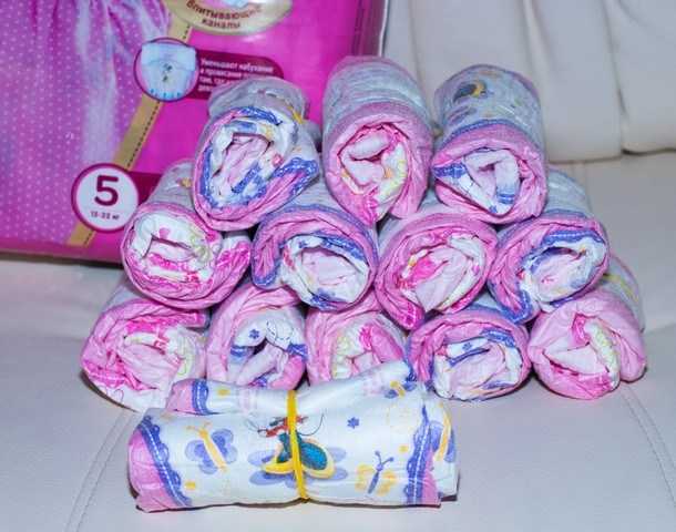 Торт из памперсов  своими руками (девочке, мальчику): пошаговое фото, мастер-класс