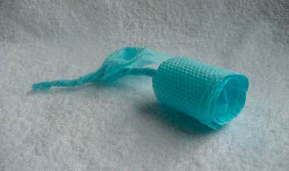 Роза из салфетки