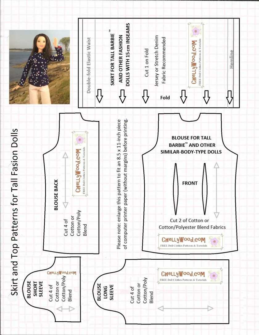 Одежда для кукол своими руками: фасоны, шаблоны, выкройки для начинающих