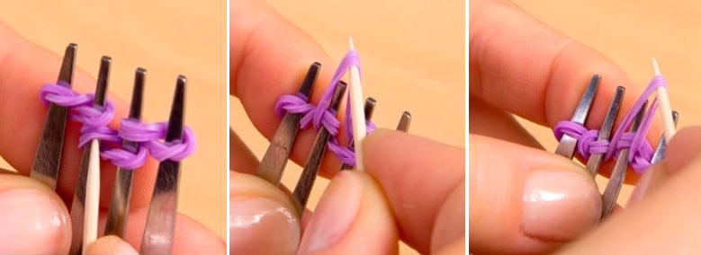 цепляем и кидаем назад