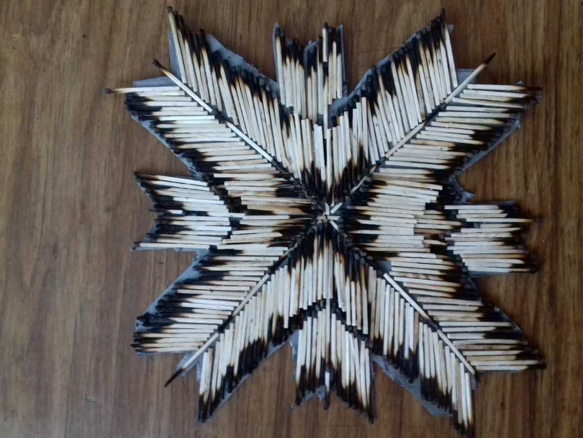 Поделки из спичек: 100 лучших фото интересных идей