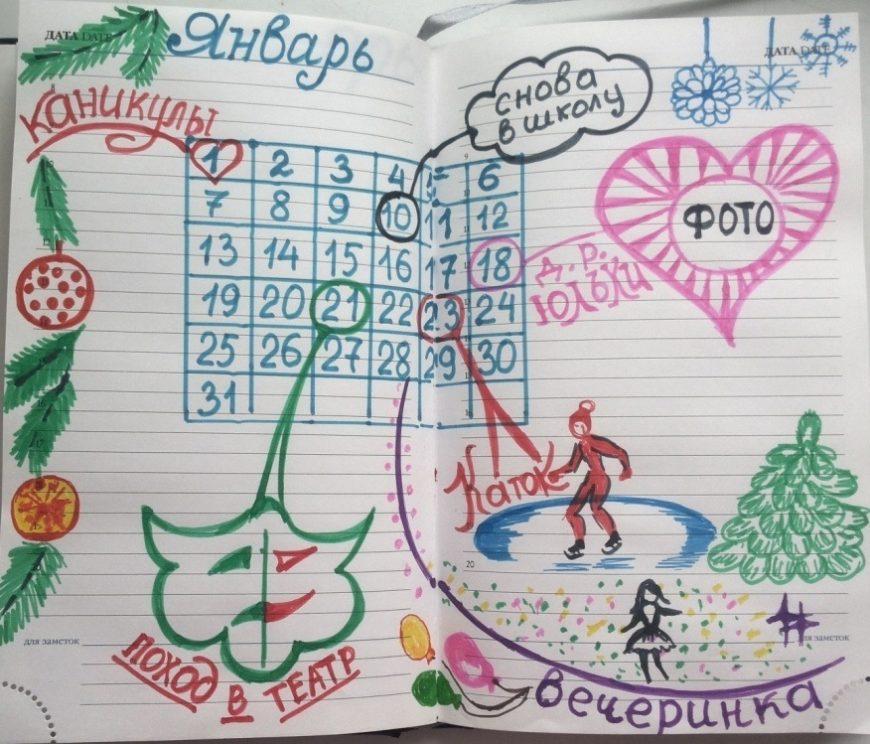 Идеи для личного дневника - обзор способов необычного оформления, фото идеи