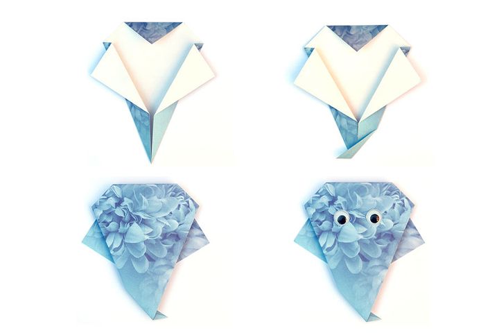 Мастер-класс по сборке приведения-оригами 