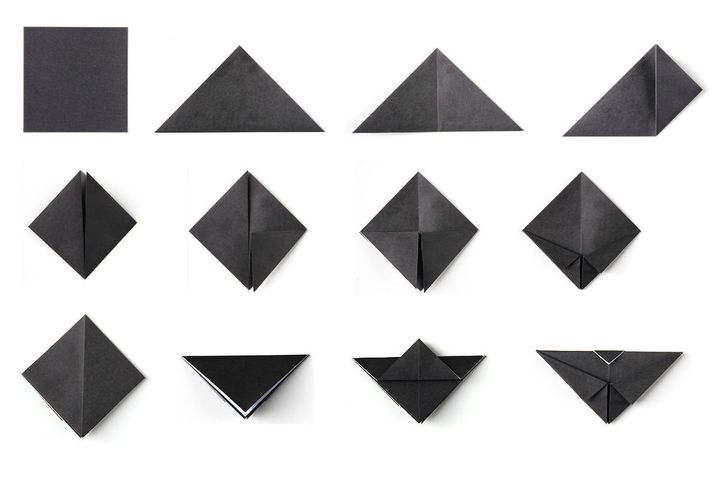 Мастер-класс по сборке летучей мыши в технике оригами 