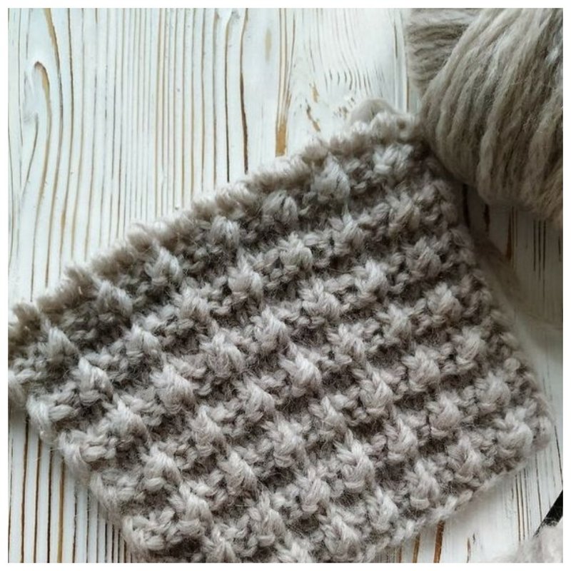 Узор спицами