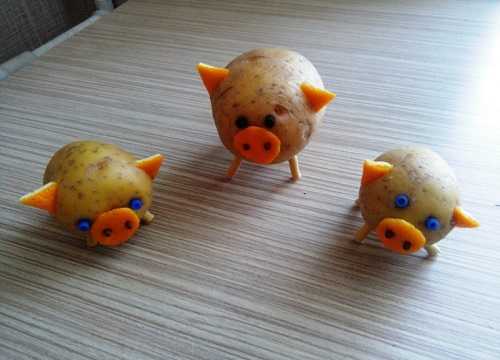 Поделки из овощей и фруктов - 80 фото-идей и 10 советов