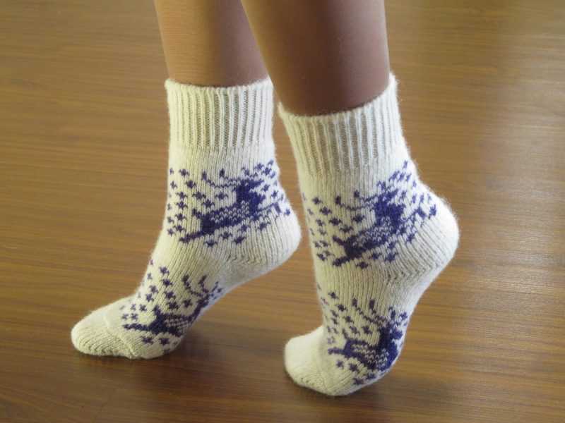 Как вязать носки спицами: схемы для начинающих пошагово