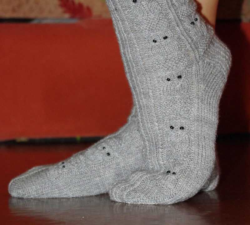 Как вязать носки спицами: схемы для начинающих пошагово